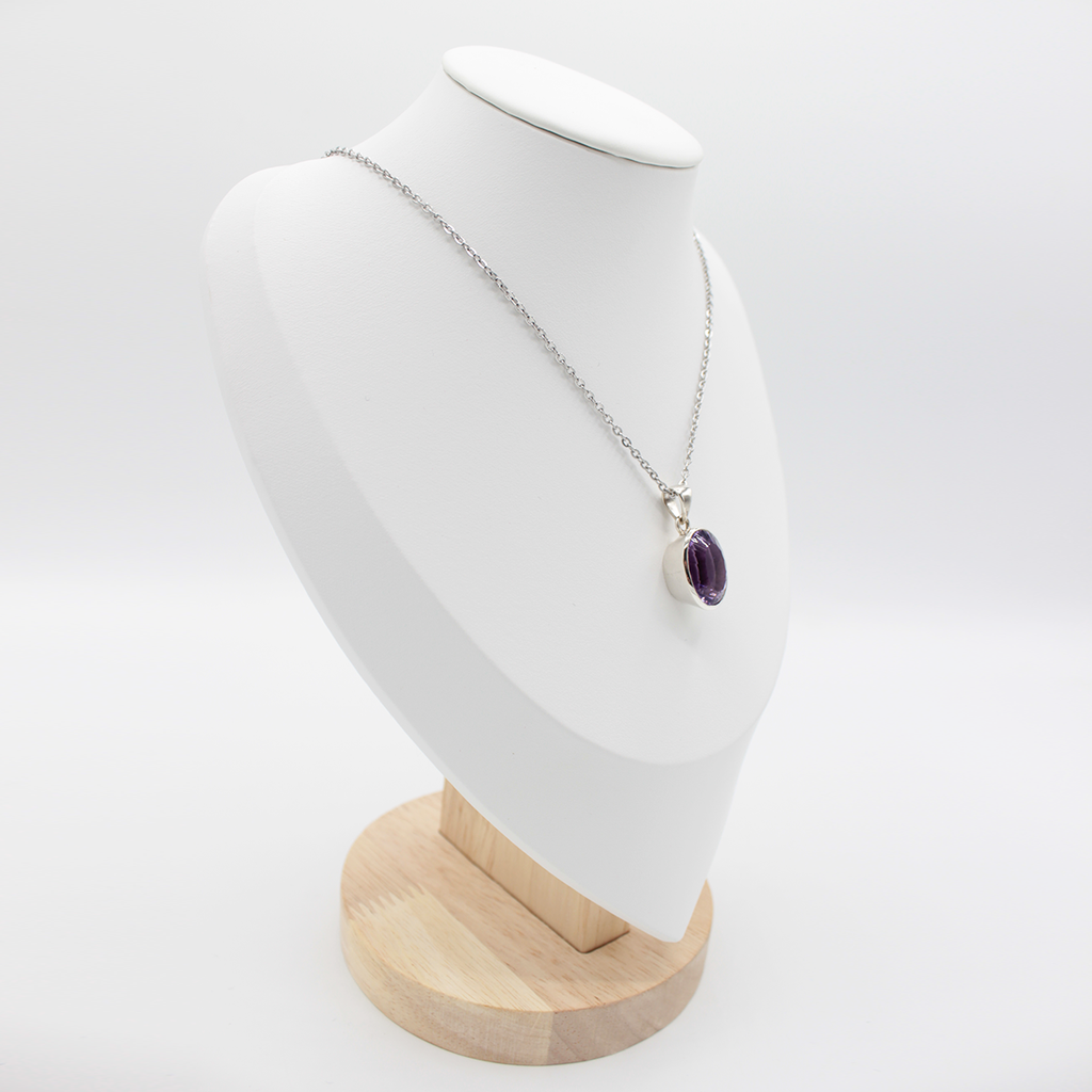 Pendentif Améthyste Facettée – Argent 925 (5 g)