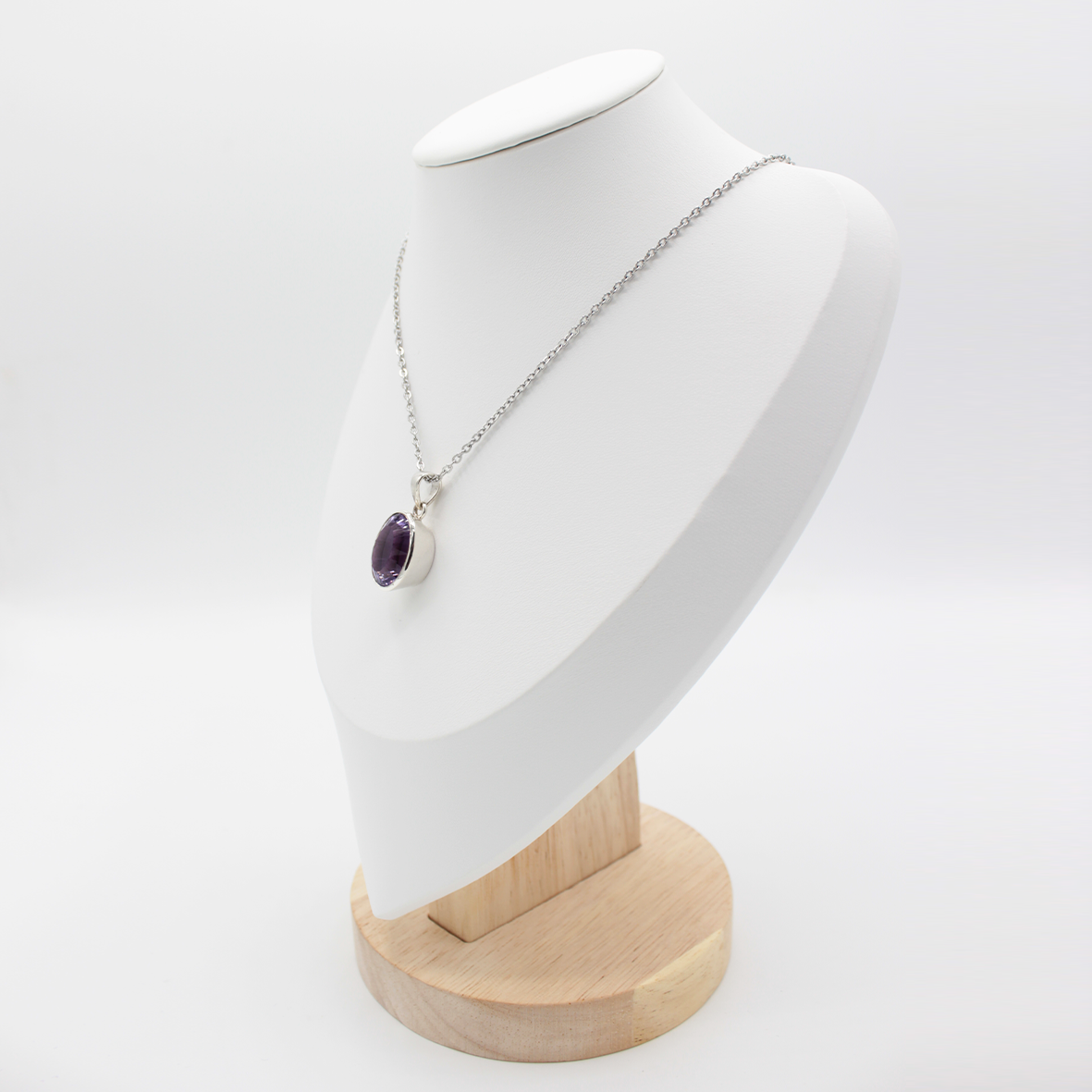 Pendentif Améthyste Facettée – Argent 925 (5 g)
