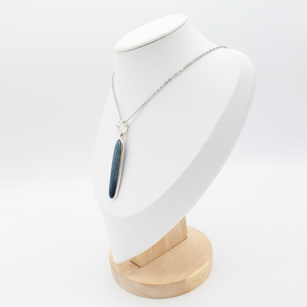 Pendentif Cyanite Bleue – Argent 925 (10 g)