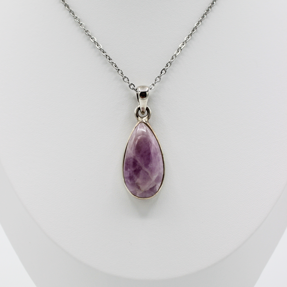 Pendentif Kunzite – Argent 925 (8 g)