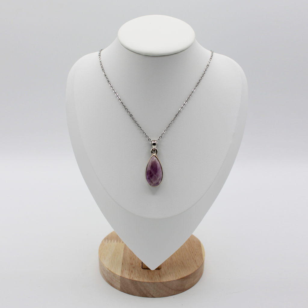 Pendentif Kunzite – Argent 925 (8 g)