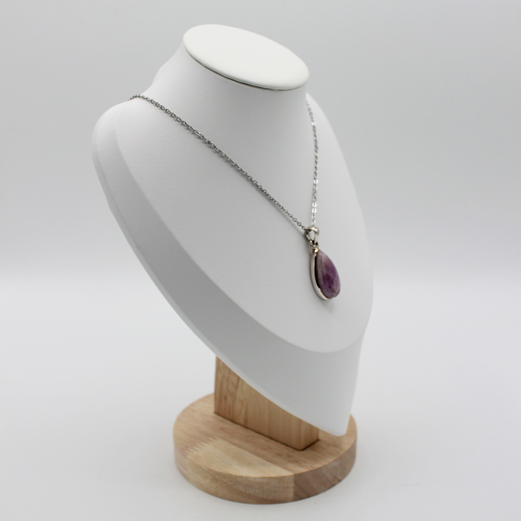 Pendentif Kunzite – Argent 925 (8 g)