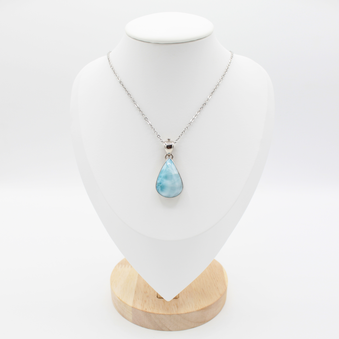 Pendentif Larimar – Argent 925 (8 g)