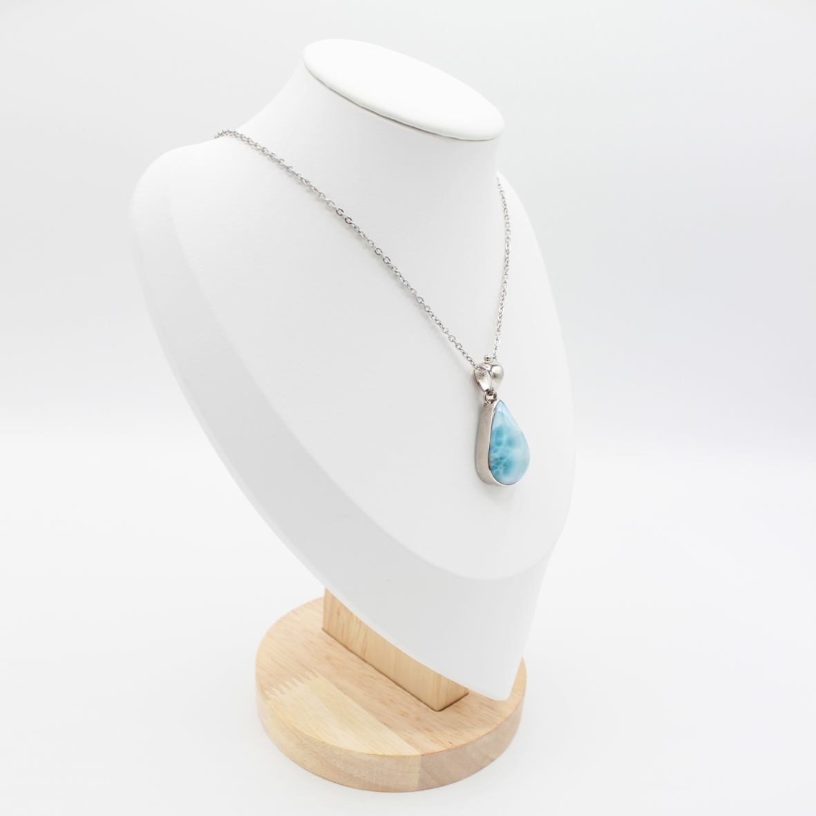 Pendentif Larimar – Argent 925 (8 g)