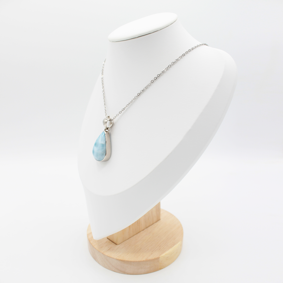 Pendentif Larimar – Argent 925 (8 g)