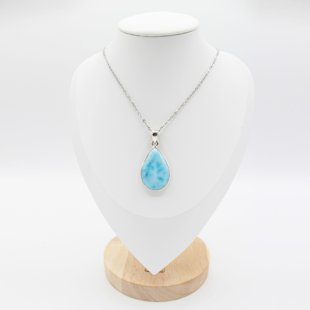 Pendentif Larimar – Argent 925 (10g)