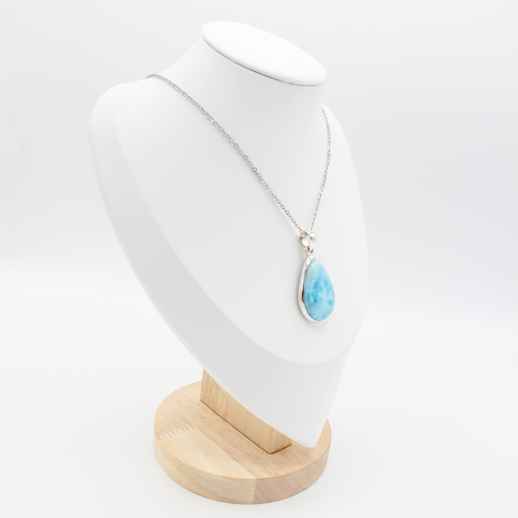 Pendentif Larimar – Argent 925 (10g)