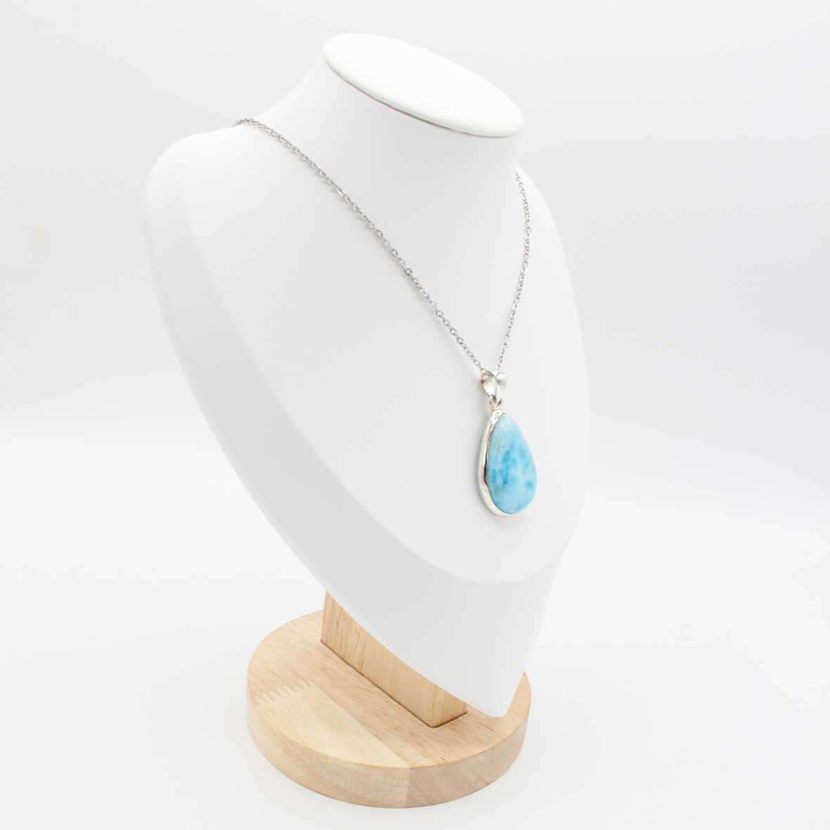 Pendentif Larimar – Argent 925 (10g)