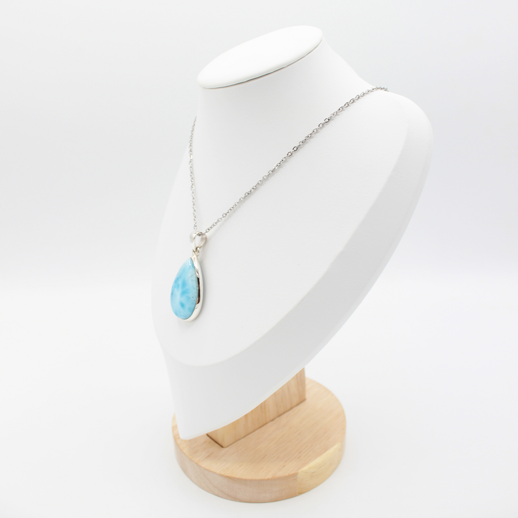 Pendentif Larimar – Argent 925 (10g)