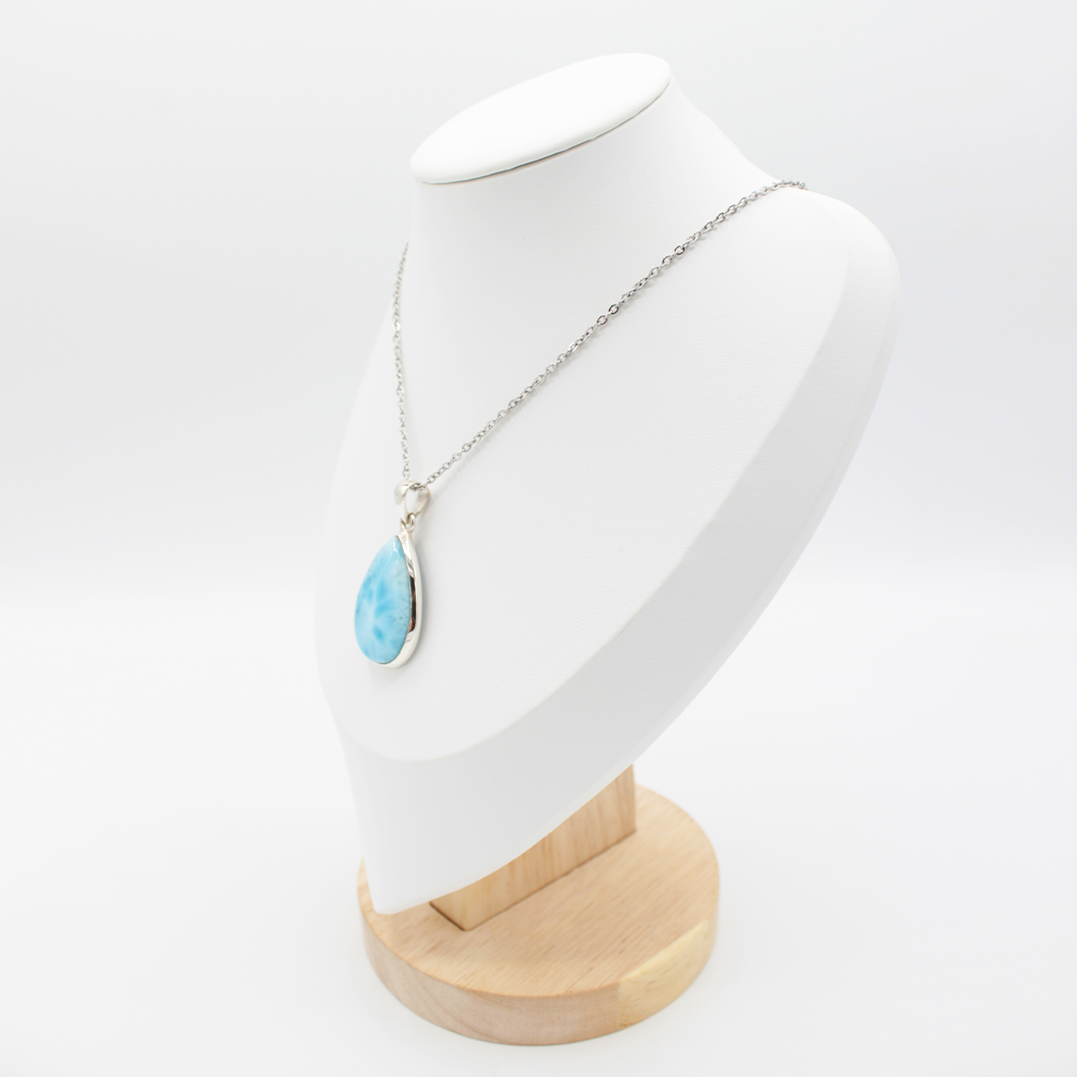 Pendentif Larimar – Argent 925 (10g)