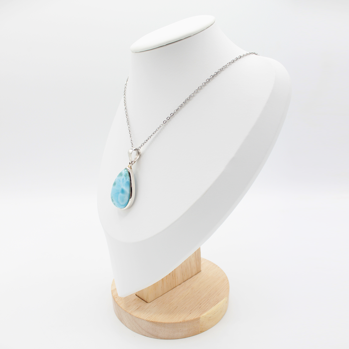 Pendentif Larimar – Argent 925 (10 g)