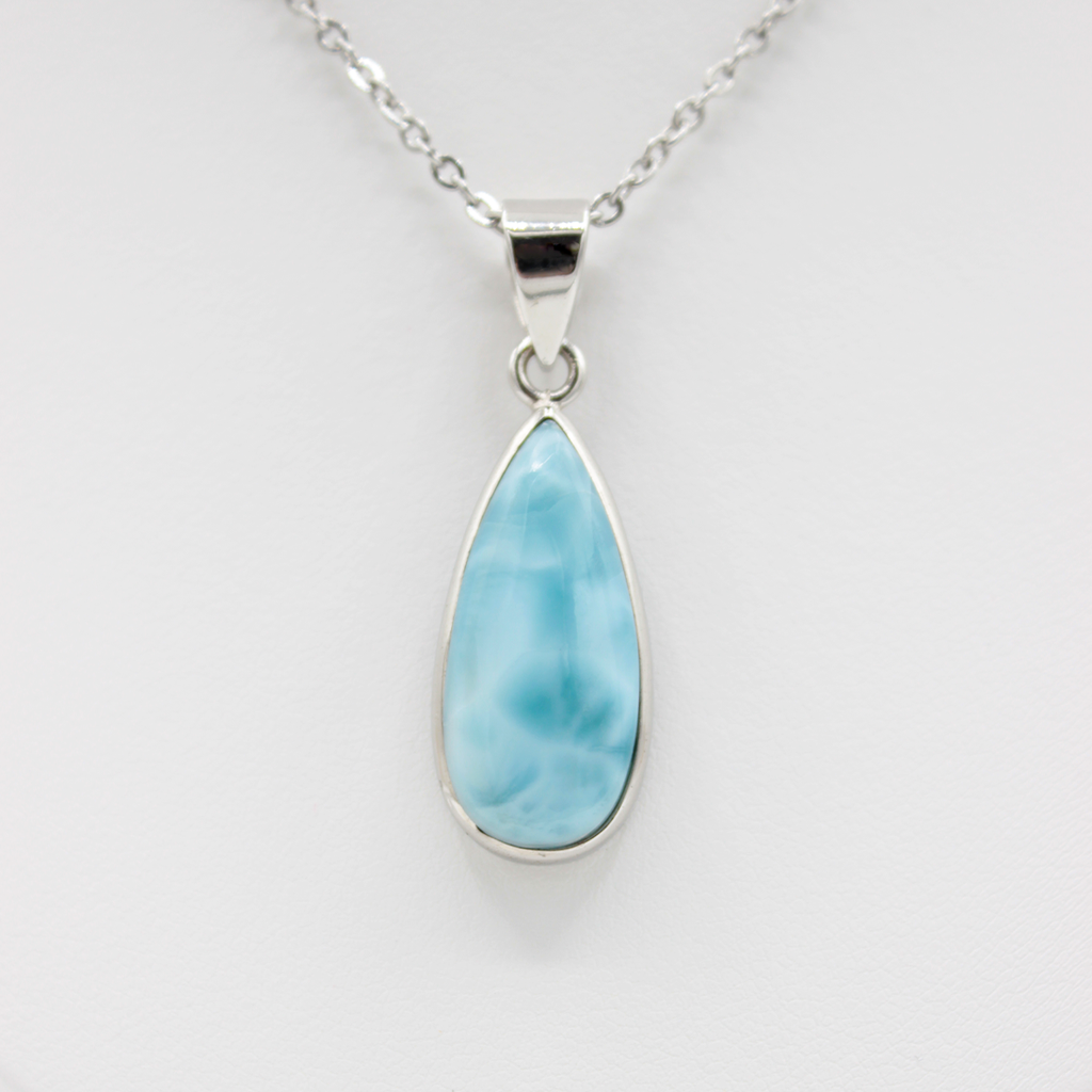 Pendentif Larimar – Argent 925 (6 g)