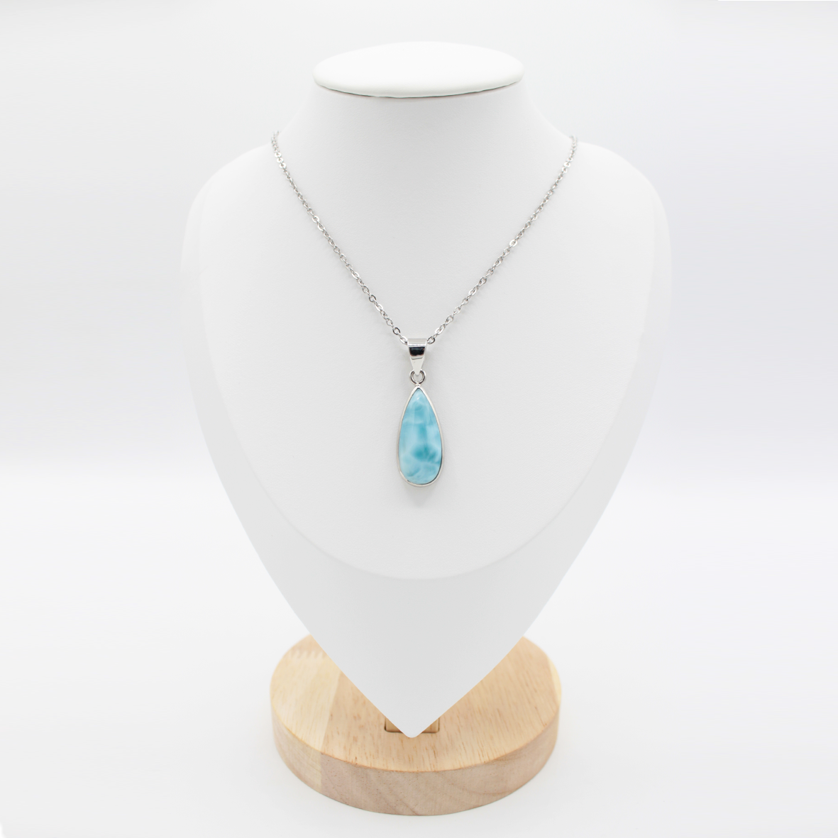 Pendentif Larimar – Argent 925 (6 g)