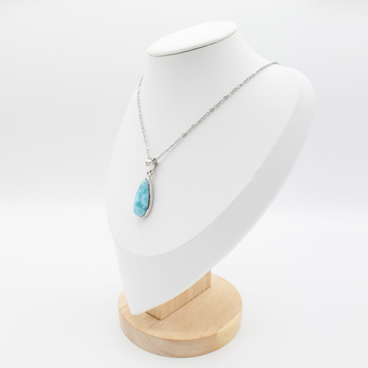 Pendentif Larimar – Argent 925 (6 g)