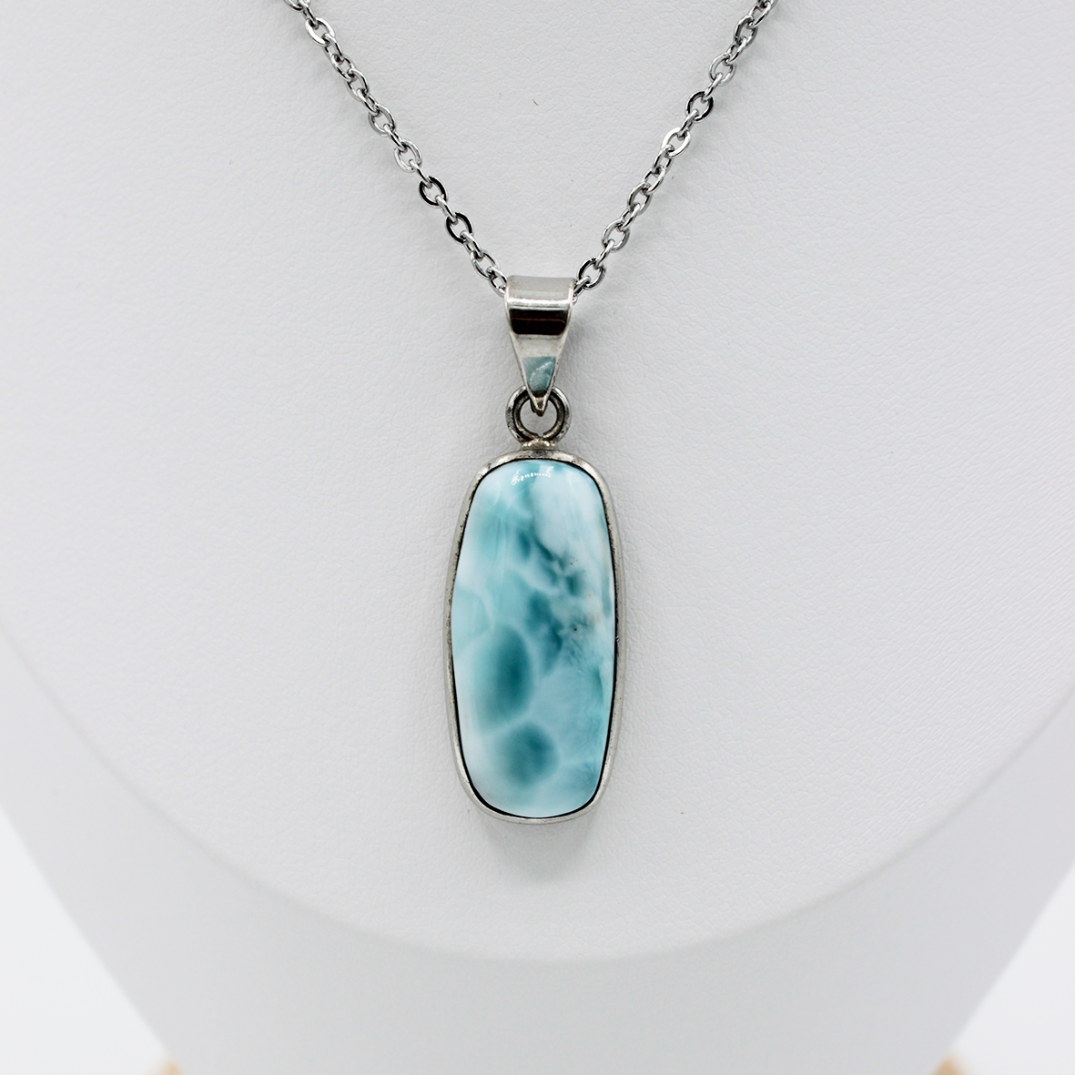 Pendentif Larimar – Argent 925 (6 g)