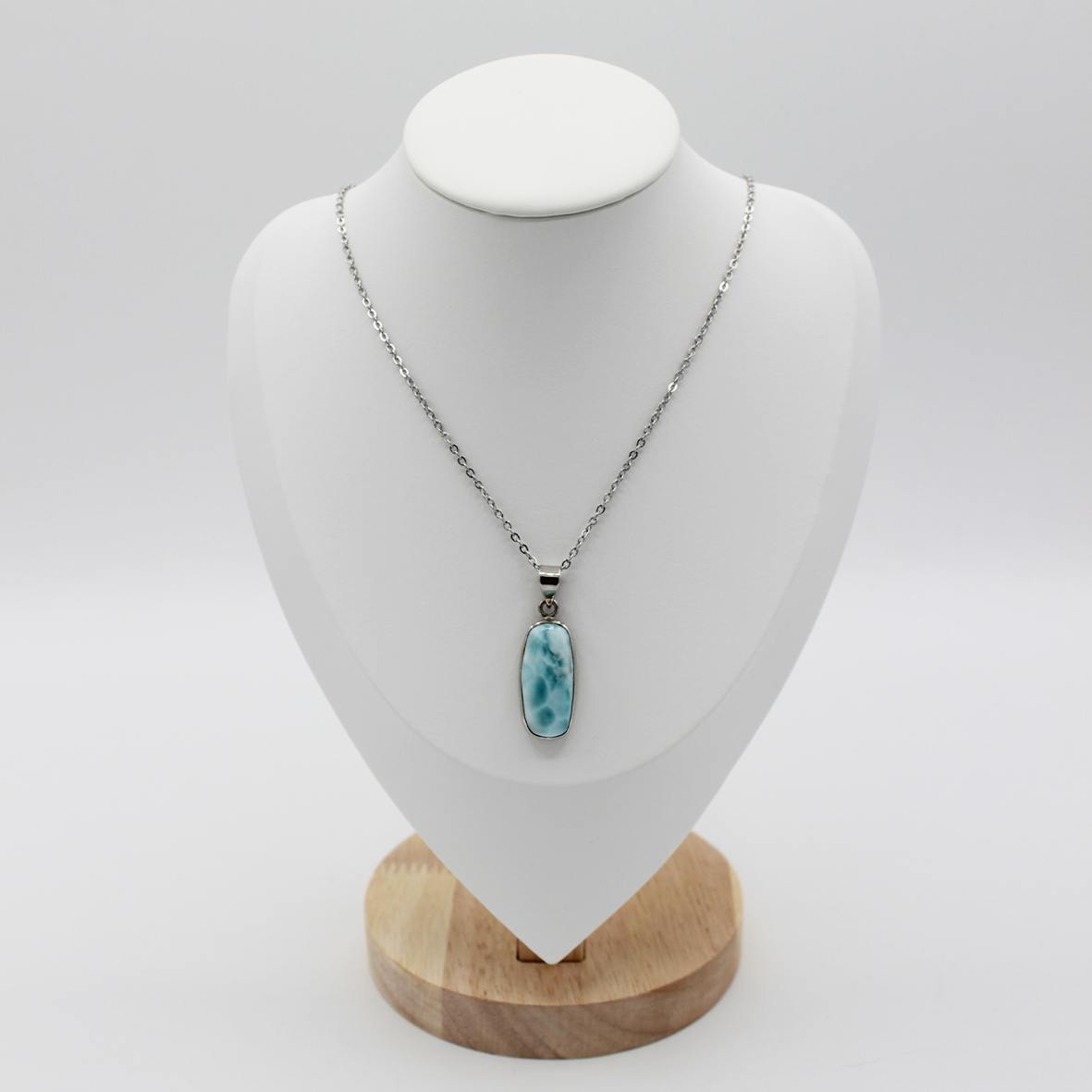 Pendentif Larimar – Argent 925 (6 g)