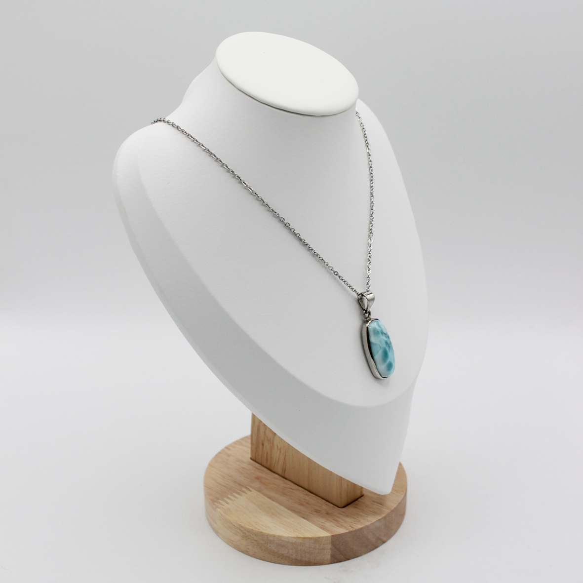 Pendentif Larimar – Argent 925 (6 g)