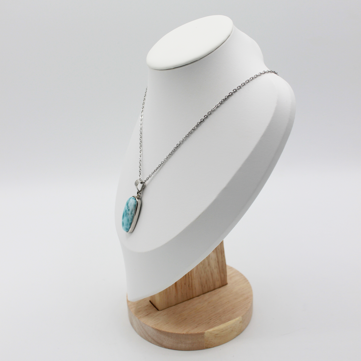 Pendentif Larimar – Argent 925 (6 g)