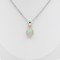 Pendentif Opale – Argent 925 (2 g)