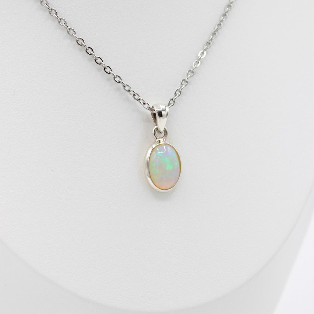 Pendentif Opale – Argent 925 (2 g)