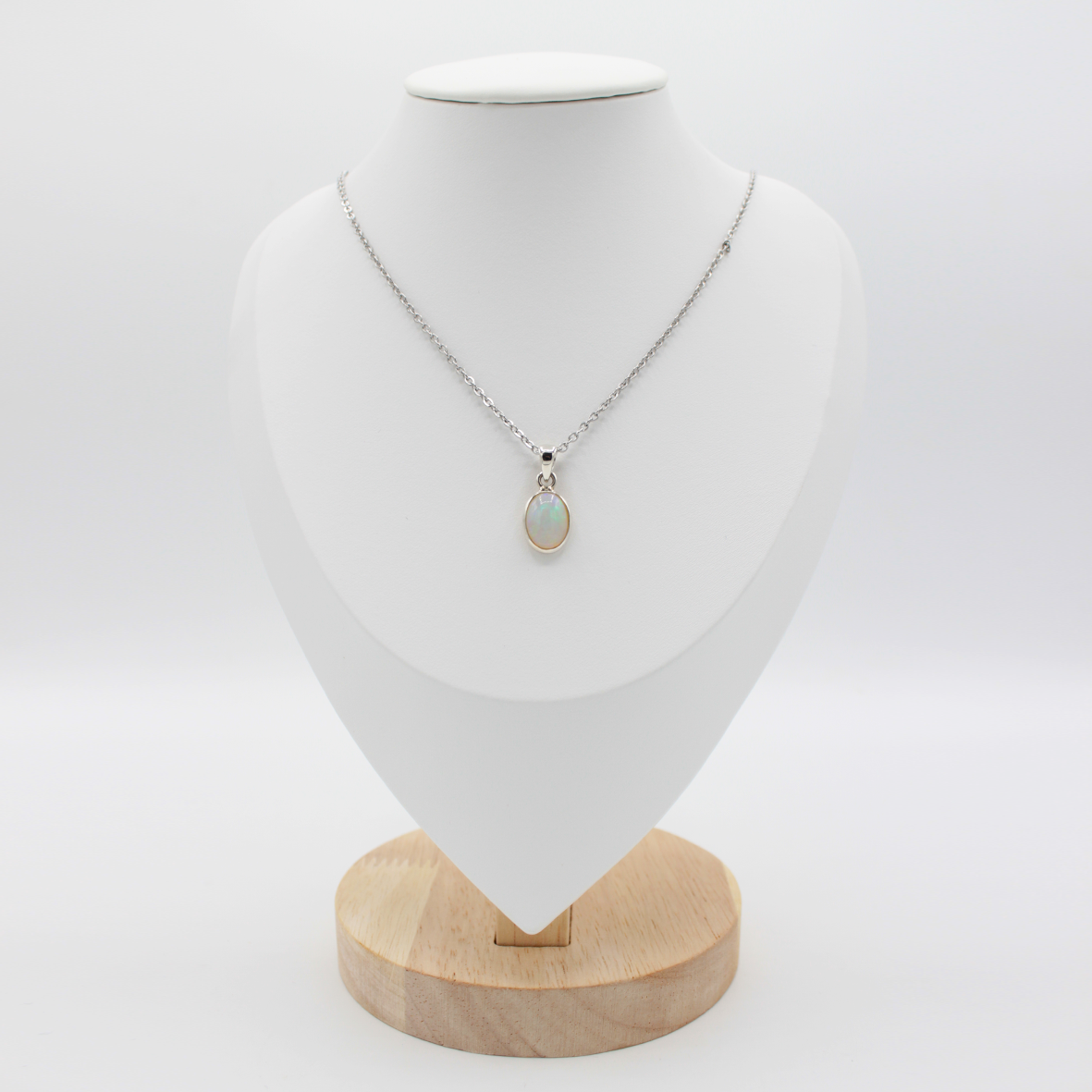 Pendentif Opale – Argent 925 (2 g)