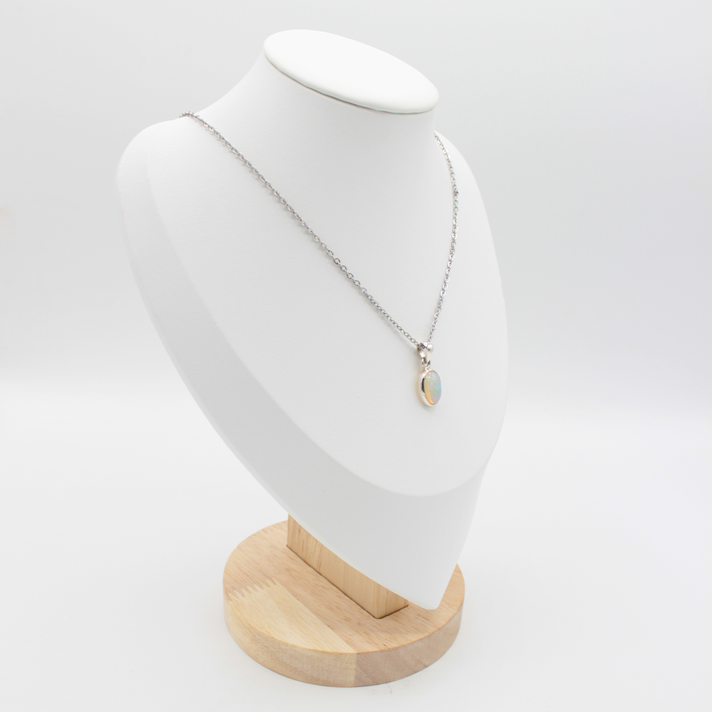 Pendentif Opale – Argent 925 (2 g)