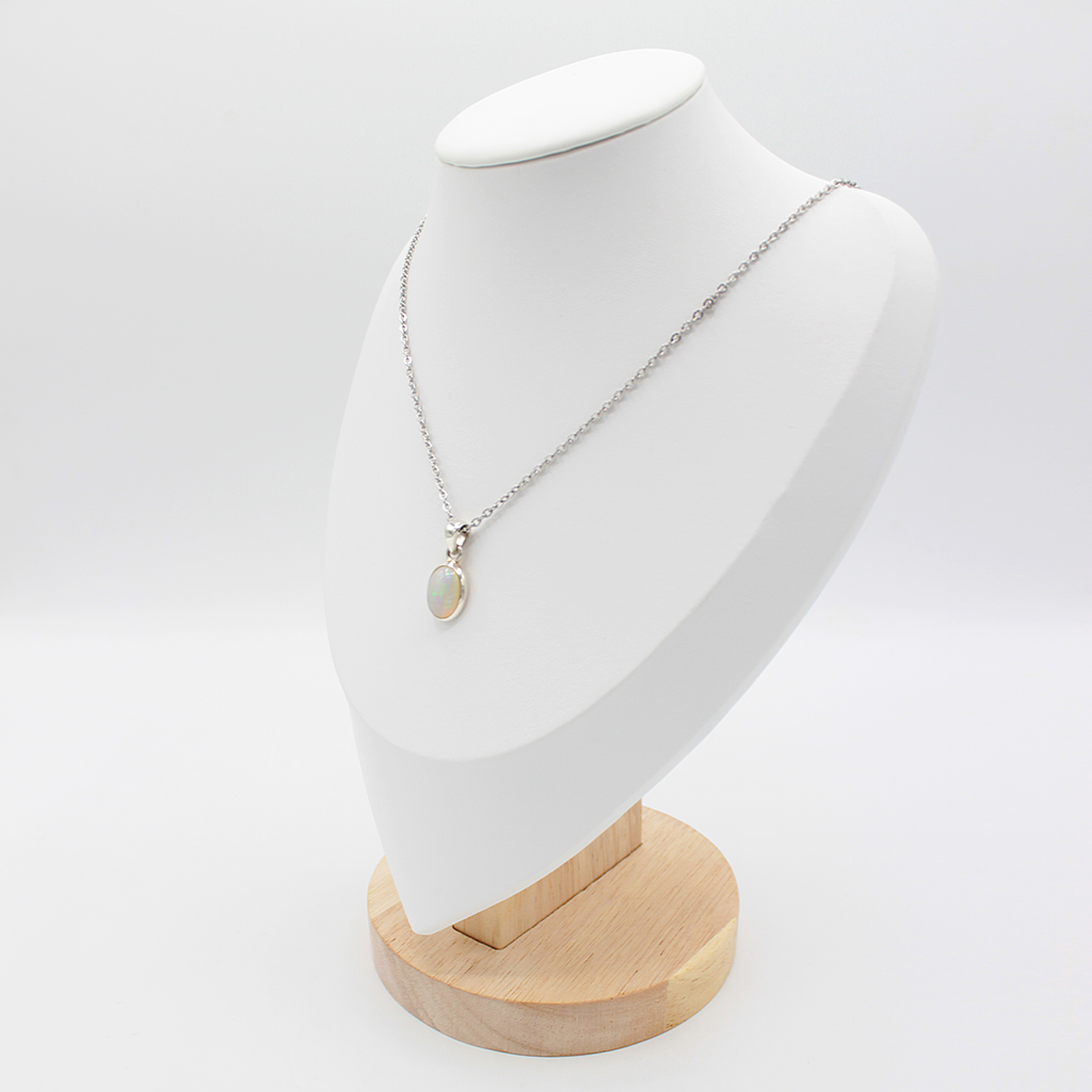 Pendentif Opale – Argent 925 (2 g)