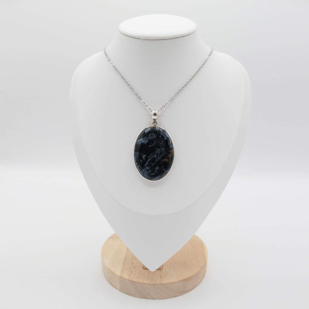 Pendentif Pietersite – Monture et Bélière en Argent 925 (12 g)