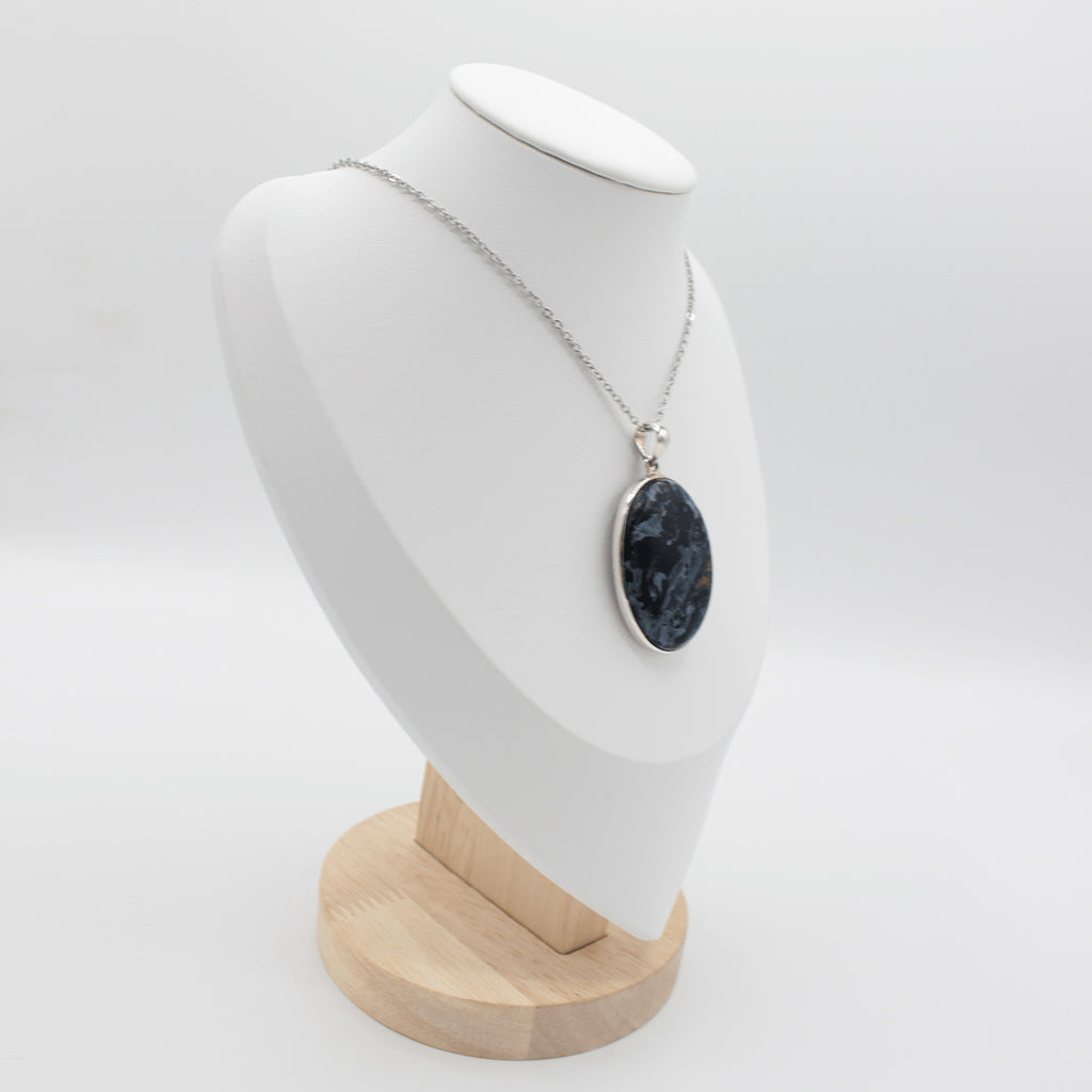 Pendentif Pietersite – Monture et Bélière en Argent 925 (12 g)