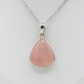 Pendentif Quartz Rose – Argent 925 (8 g)