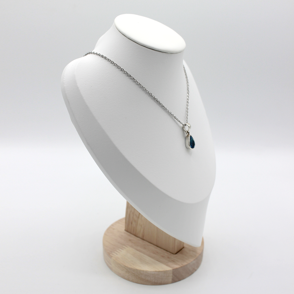 Pendentif Topaze Facettée – Argent 925 (2 g)