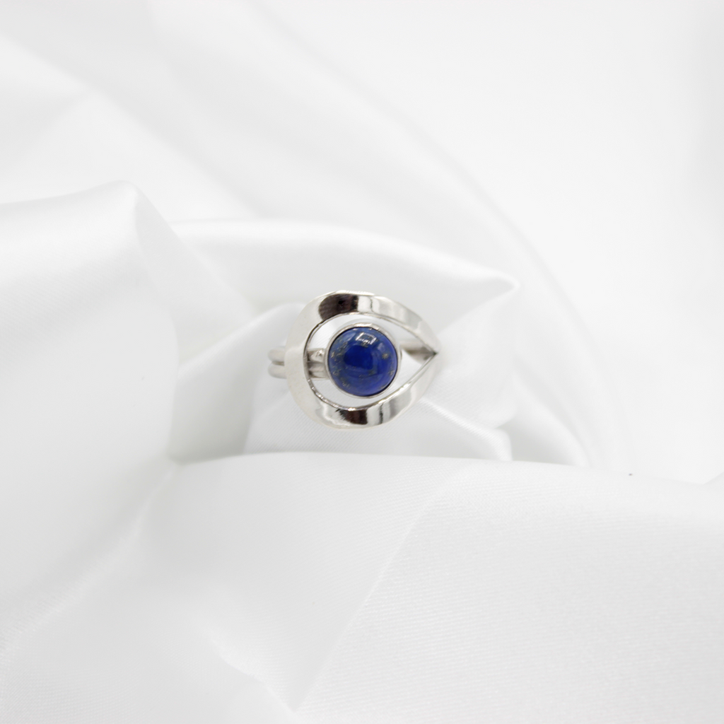 Bague Lapis-Lazuli – Argent 925 (Taille 54)