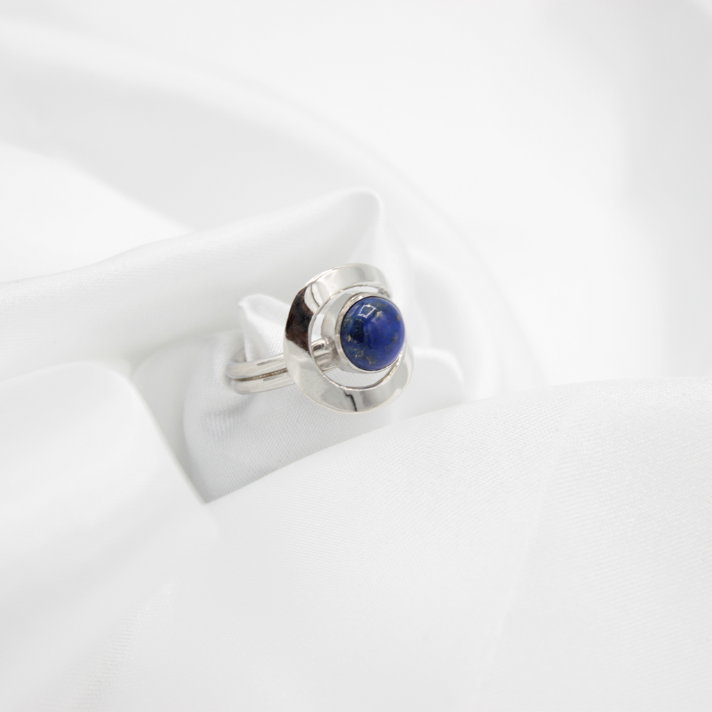 Bague Lapis-Lazuli – Argent 925 (Taille 54)