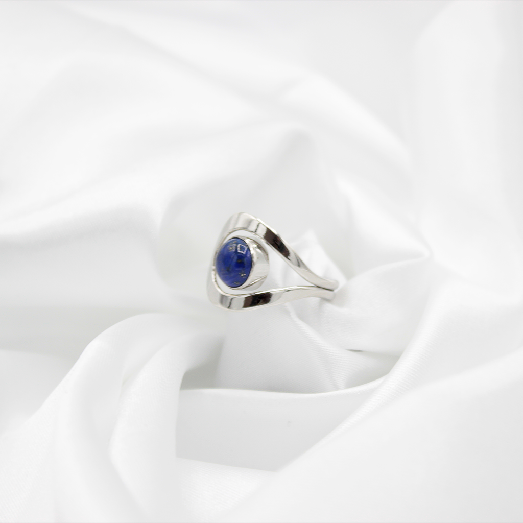 Bague Lapis-Lazuli – Argent 925 (Taille 54)