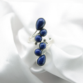 Bague Lapis-Lazuli – Argent 925 (Réglable)