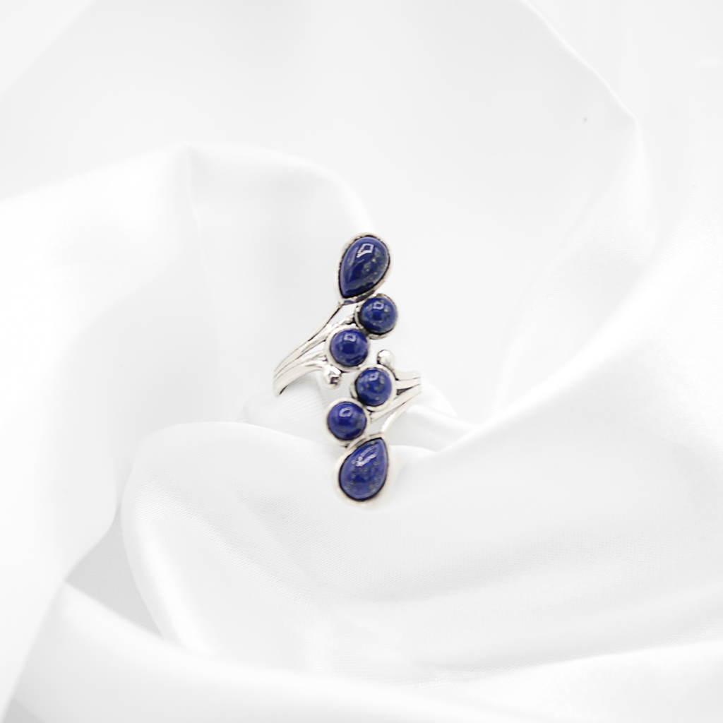 Bague Lapis-Lazuli – Argent 925 (Réglable)