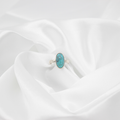 Bague Turquoise – Argent 925 (Taille 53)