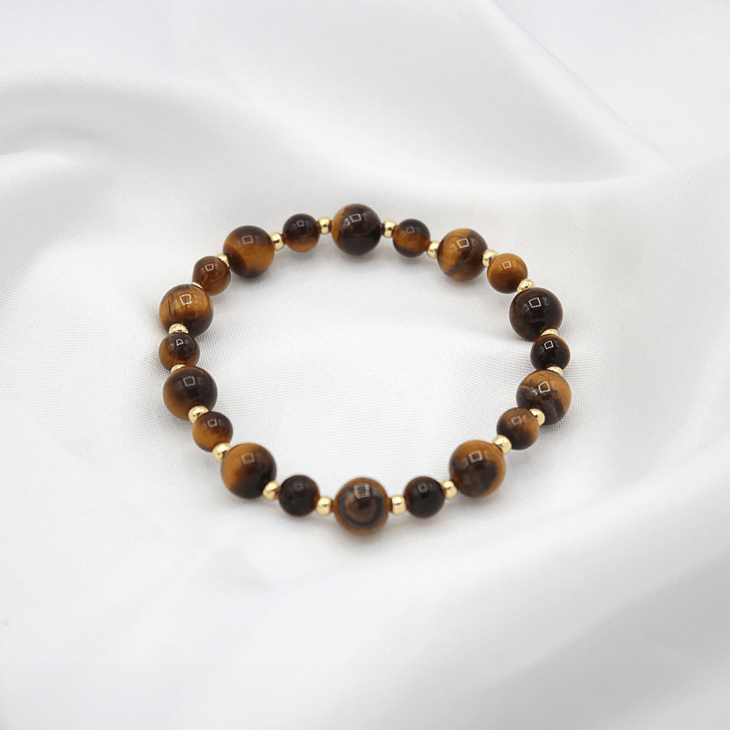 Bracelet “Instinct Solaire” – Œil de Tigre