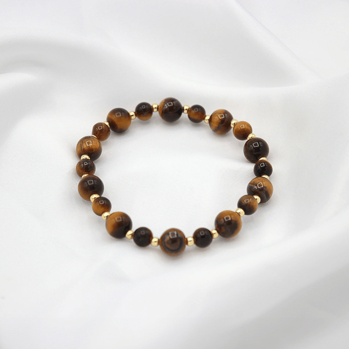 Bracelet “Instinct Solaire” – Œil de Tigre