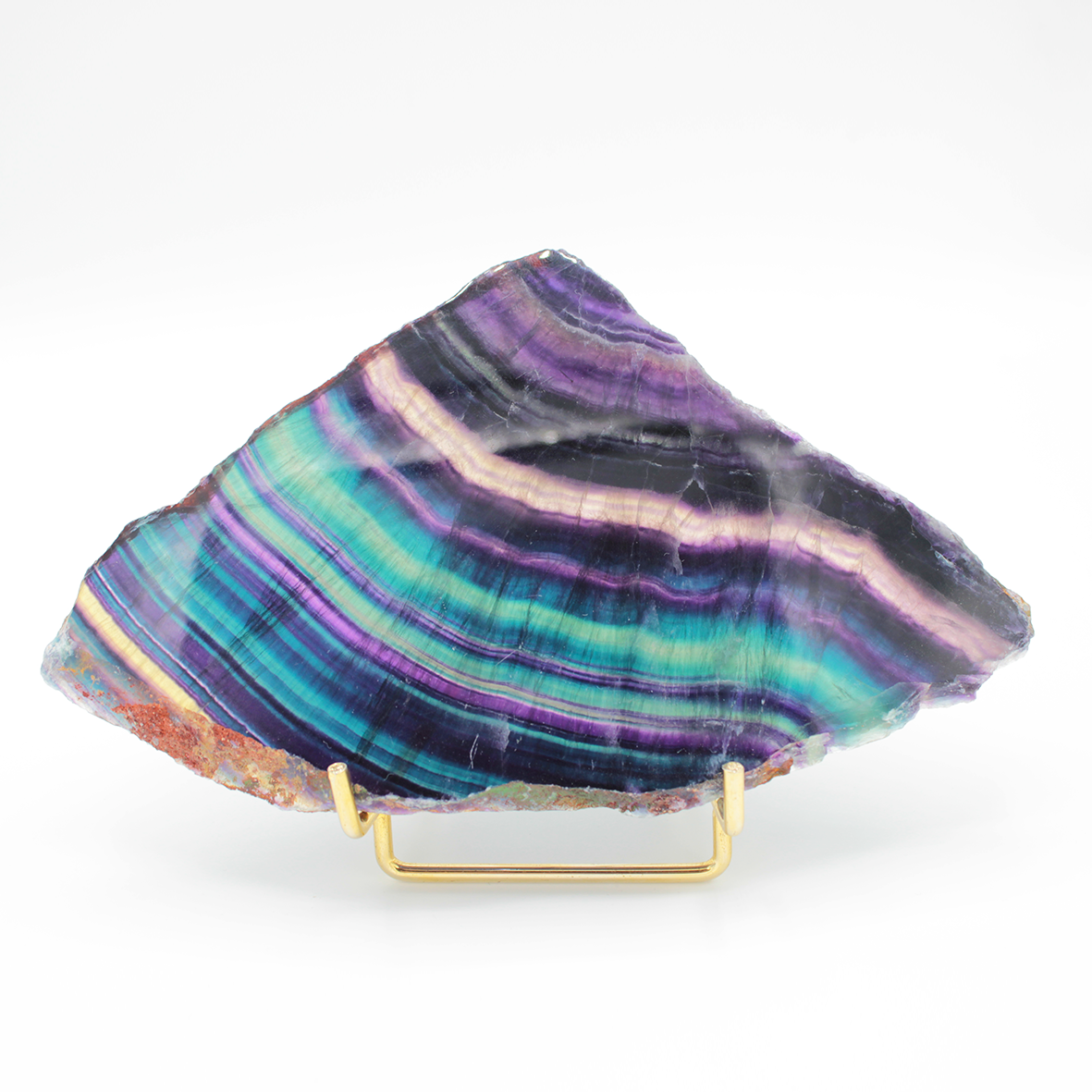 Plaque de Fluorite Multicolore – Origine Chine (581 g)