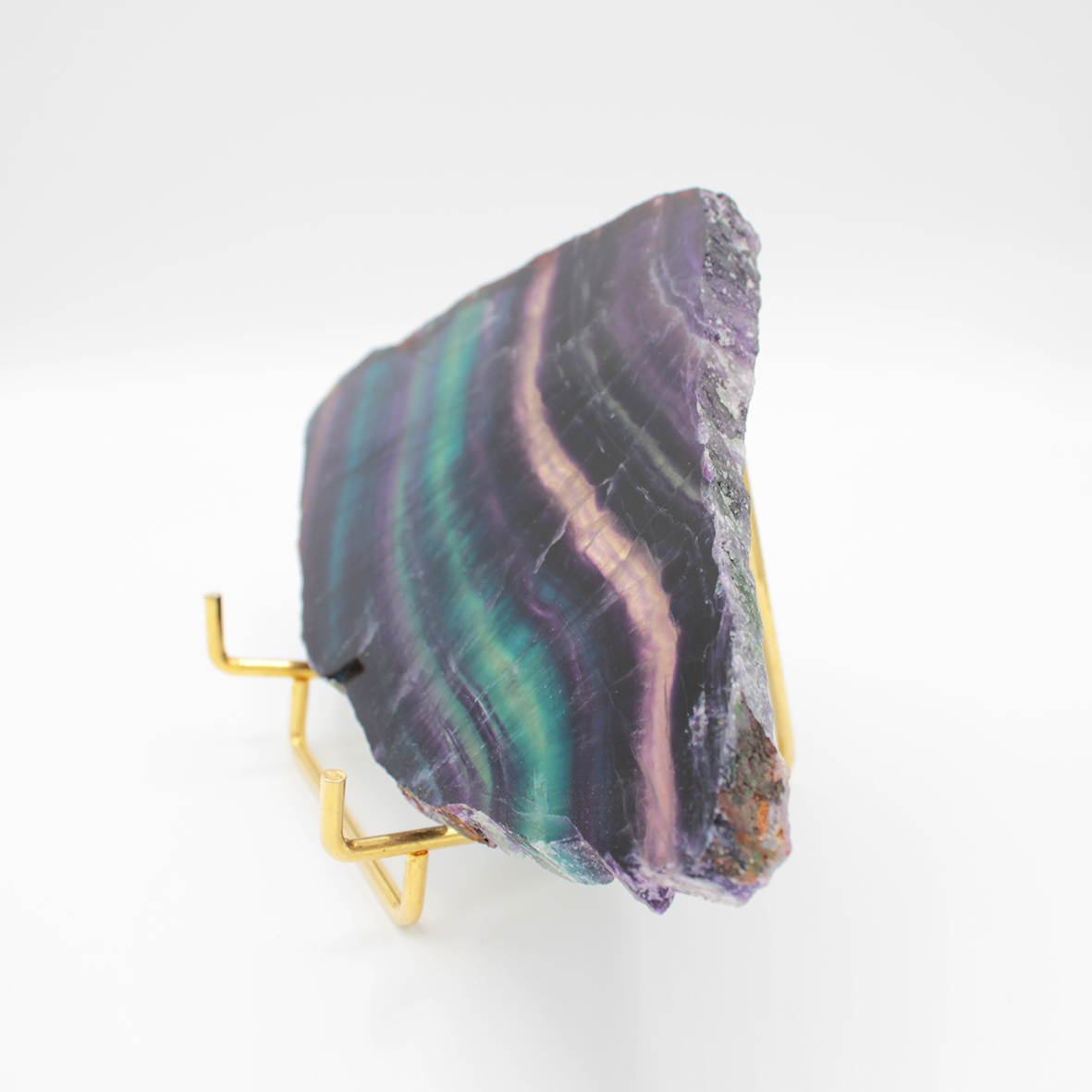 Plaque de Fluorite Multicolore – Origine Chine (581 g)